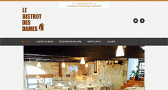 Desktop Screenshot of lebistrotdesdames.com