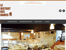 Tablet Screenshot of lebistrotdesdames.com